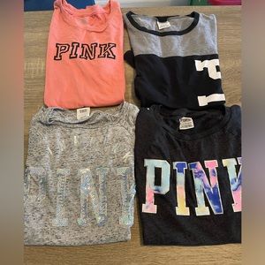 Lot of 4 PINK tshirts